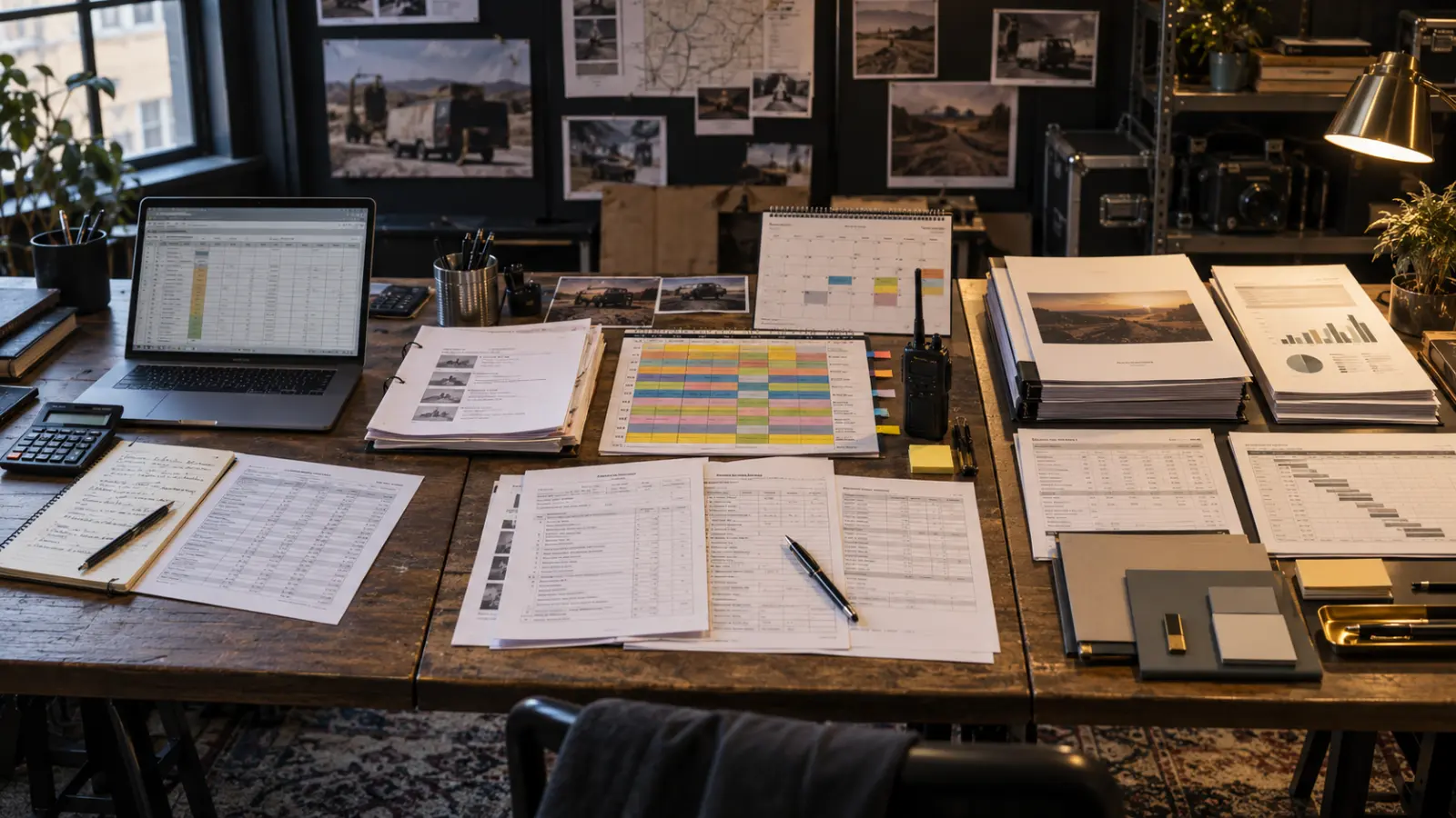 Film budget workflow comparing DIY budgeting, line producer planning and a professional budgeting service